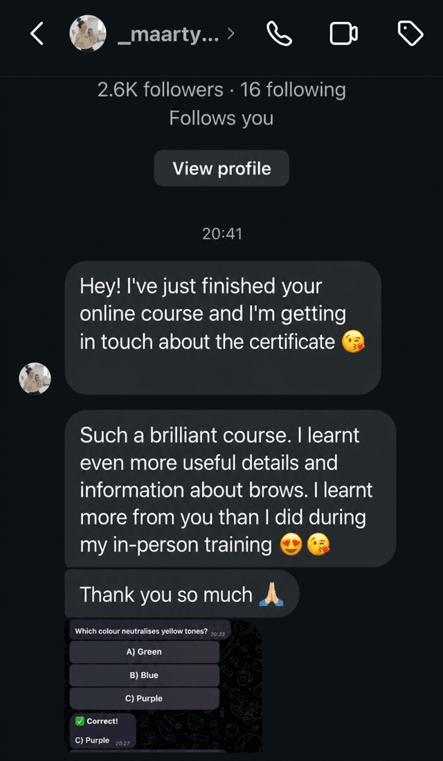 Student review 1 — Instagram